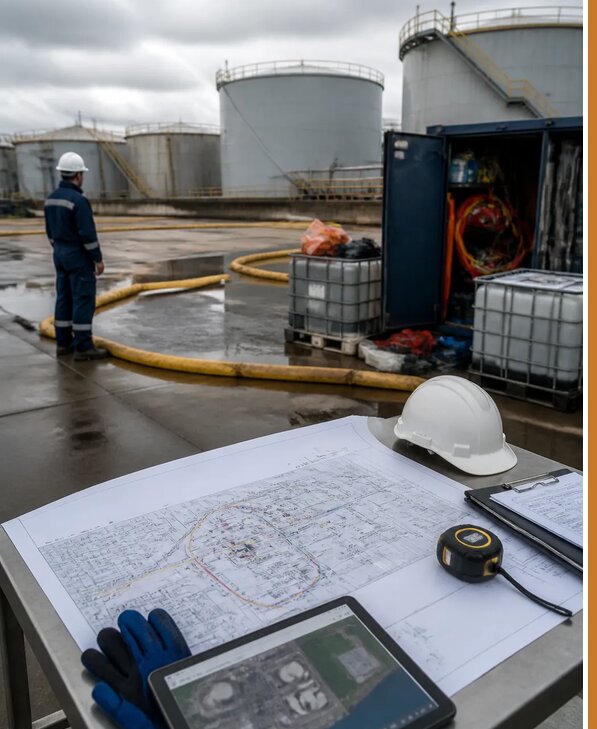 Разработка плана ликвидации разливов нефти в Воронеже